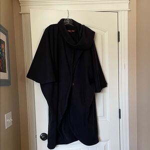Elegant Black Cape for Women